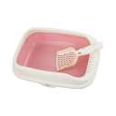 Cat Litter Box Open Top Kitty Litter Box Tray Potty Toilet for Small Medium Cats 16x11 inch 6Pack