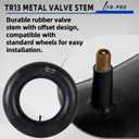 AR-PRO 6-12 (6.00-12) Heavy Duty Inner Tube with TR13 Offset Straight Valve Stem – Lawn Tractor, Trailer, Golf Cart, Utility Cart Replacement Tire Tube – 1 Pack