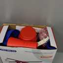 3-in-1 Baseball Set for Kids 3-5 - Tee Ball Stand, Hanging Tee, Ball Launcher and 6 Softballs - Adjustable Height, Indoor/Outdoor Sport Gifts for Boys Girls, Blue