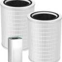 12010 HEPA Replacement Filter Compatible with Clorox 11010 & 11011 Air Purifier, Large Rooms up to 1,500 Sq Ft, 3-in-1 HEPA Filter, 2 PACK (Not for Clorox 11030&11031 Air Purifier)