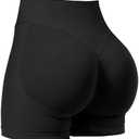 VOYJOY Women Workout Impact Shorts 2.5"/ 3.6"/ 4.5"/ 6" Scrunch Butt Lifting Gym Seamless Booty Biker Shorts M