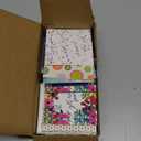 Sustainable Greetings: 72-Pack All Occasion Mini Notecards with Envelopes and 24 Assorted Stickers, 2.5x2.5 Inches, Multicolored