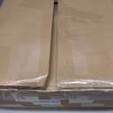 LOFTEY Book Shelf Small Bookshelf, 3 Tier Industrial Short Bookshelf, Metal Open Shelf Bookcase for Living Room, Bedroom, and Office, Rustic Brown