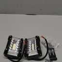 FIERYRED Side Shooter LED Pods 4 Inch Spot Flood Combo LED Light Bar,60W 8000LM Work Lights Off Road Driving Fog Bumper Vehicle Headlights for ATV UTV Truck Boat,IP68,(2pcs)