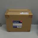 JollyPack 8 Pack Clear Plastic Storage Bins, Pantry Organizers and Storage with Handles, Clear Storage Containers for Fridge, Kitchen, Cabinet, Bathroom and Office (8pack 12.5"Lx 6.4"W x 3.35" H)