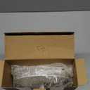 iDavosic.ly 2 Tier Rotating Necklace Holder Organizer with 42 Hooks, Adjustable Metal Bracelet Display Stand Rack, Extra Tall Keychain Spinning Tree Tower for Women, White