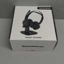 Wireless Headset with Mic for Work(Upgrade Volume Knob & Charging Indicator), Bluetooth Headset with Microphone for PC, with Noise Cancelling/Mute/USB for Call Center/Office/Home/Computer/Teams/Zoom (Black)