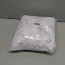 BDDC Table Skirt for 4 Foot Tables  OnePiece White Tablecloths and Skirt, Wrinkle Resistant Ruffles Elastic Cover for Banquets, Weddings, Events, Parties