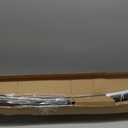 Bonpally Curved Shower Curtain Rod for Bathroom, 40-72 Inches Adjustable Curved Shower Rod, 0.9MM Aluminum Shower Curtain Rod with Rotating Brackets for Extra Shower Space, Need to Drill, Black