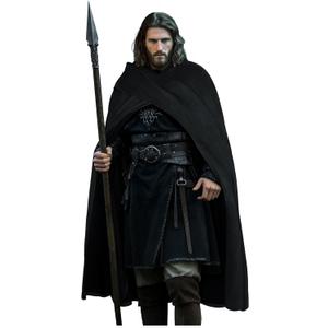L'VOW Renaissance Cape with Hood Medieval Hooded Cape Halloween Sorcerer Hobbit Costume Cosplay