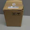 Papillon 6-Piece Bathroom Accessories Set, Toothbrush Holder with Cup, Soap Dispenser & Dish, Toilet Brush, Can, Tumbler Set (Black)