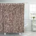 GOOESING Waterproof Shower Curtain Curtains Beige Pine Tree Bark Brown Tileable of The Old Trunk Wood Weathered Abstract Aging Decorative Bathroom (66"W x 72"L (Pack of 1))