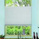 BlindsAvenue Cordless Top Down Bottom Up Cellular Honeycomb Shade, 9/ 16" Single Cell, Blackout, White, Size: 23.5" W x 48" H