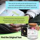 Bible Verse Jar for Women Men Teens Church, Inspirational Read Me When Bible Verses Jar Handmade 90 Color Coded Daily Prayer Cards, Mothers Day Gift Christian Gifts Hope Accessories