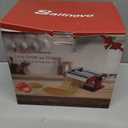 Sailnovo Pasta Maker Machine, 180 Roller Pasta Maker, 9 Adjustable Thickness Settings 2-in-1 Noodles Maker with Rollers and Cutter, Perfect for Spaghetti, Fettuccini, Lasagna or Dumpling Skin Red