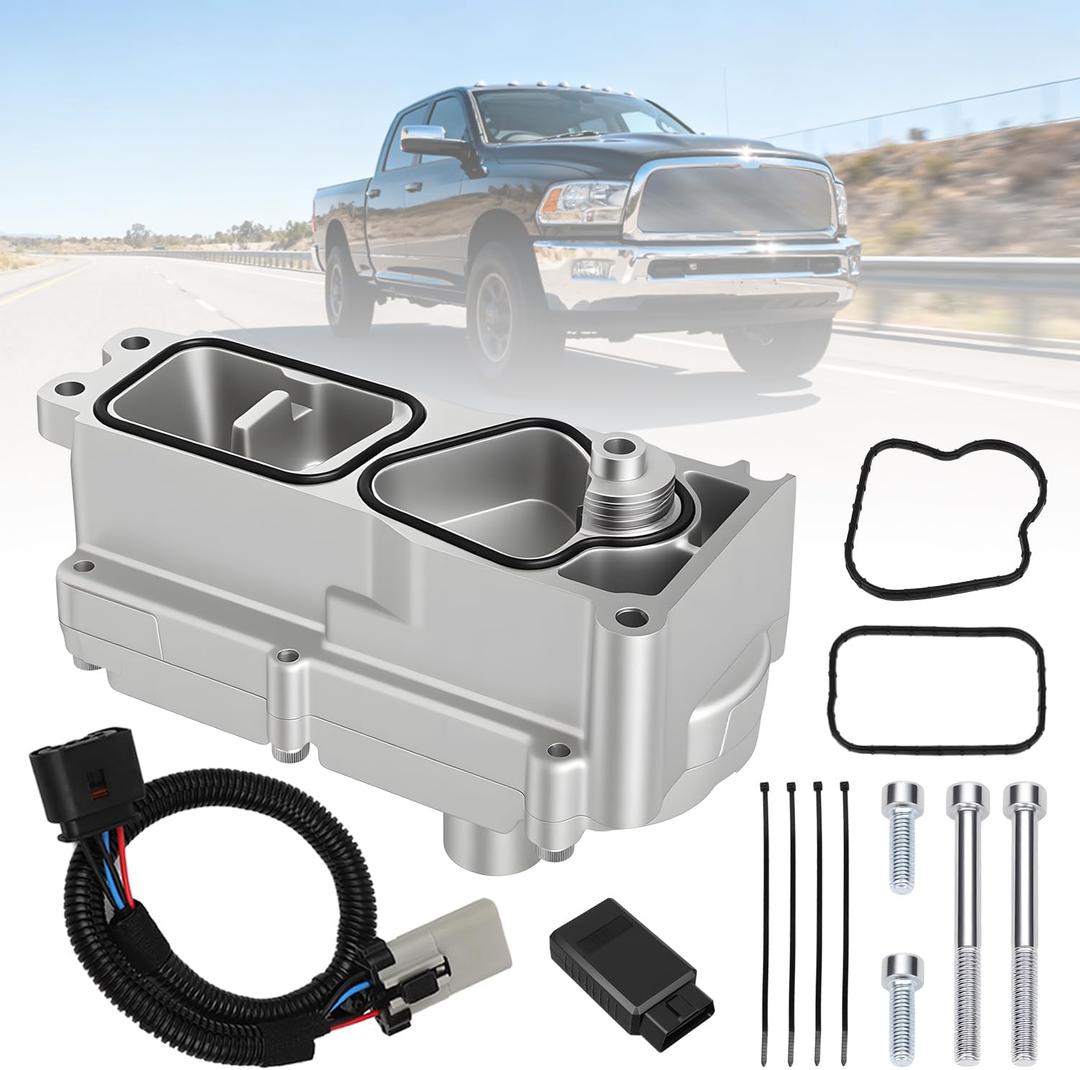 5494878RX Upgrade 6.7L Cummins Turbocharger Actuator Calibrate Kit Compatible With 2013-2018 Ram 2500 3500 4500 5500 Diesel VGT Holset HE300VG HE351VE W/Turbine Calibration Module Replace 68481772AA