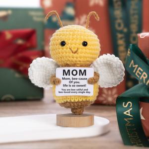 Cute Crochet Animal,Teacher Appreciation,Sister Birthday Gifts,Positive Crochet Animals-Thank You Gifts for Women (Mom)