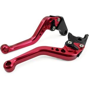 Short Brake Clutch Levers for CBR500R/CB500F/X 2013-2021,GROM 2014-2023,CBR250R 2011-2013,CBR300R CB300F/FA 2014-2022,CB400F/CB400R 2013-2020-Red