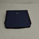 Zzrywuty Zipper Binder, 3 Inch 3-Ring Binder with Zipper, Expanding Folders and Shoulder Straps & Handles, 3" O-Rings with Multiple Pocketsfor 13" MacBook and Tablet for Middle School- Blue