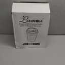 Lamosi 100 Pack 16 oz Disposable Coffee Cups with Lids and Sleeves, Leak-Proof To Go Paper Coffee Cups with Lids, Hot/Cold Beverage White Drinking Cup for Home, Office, Parties, Travel