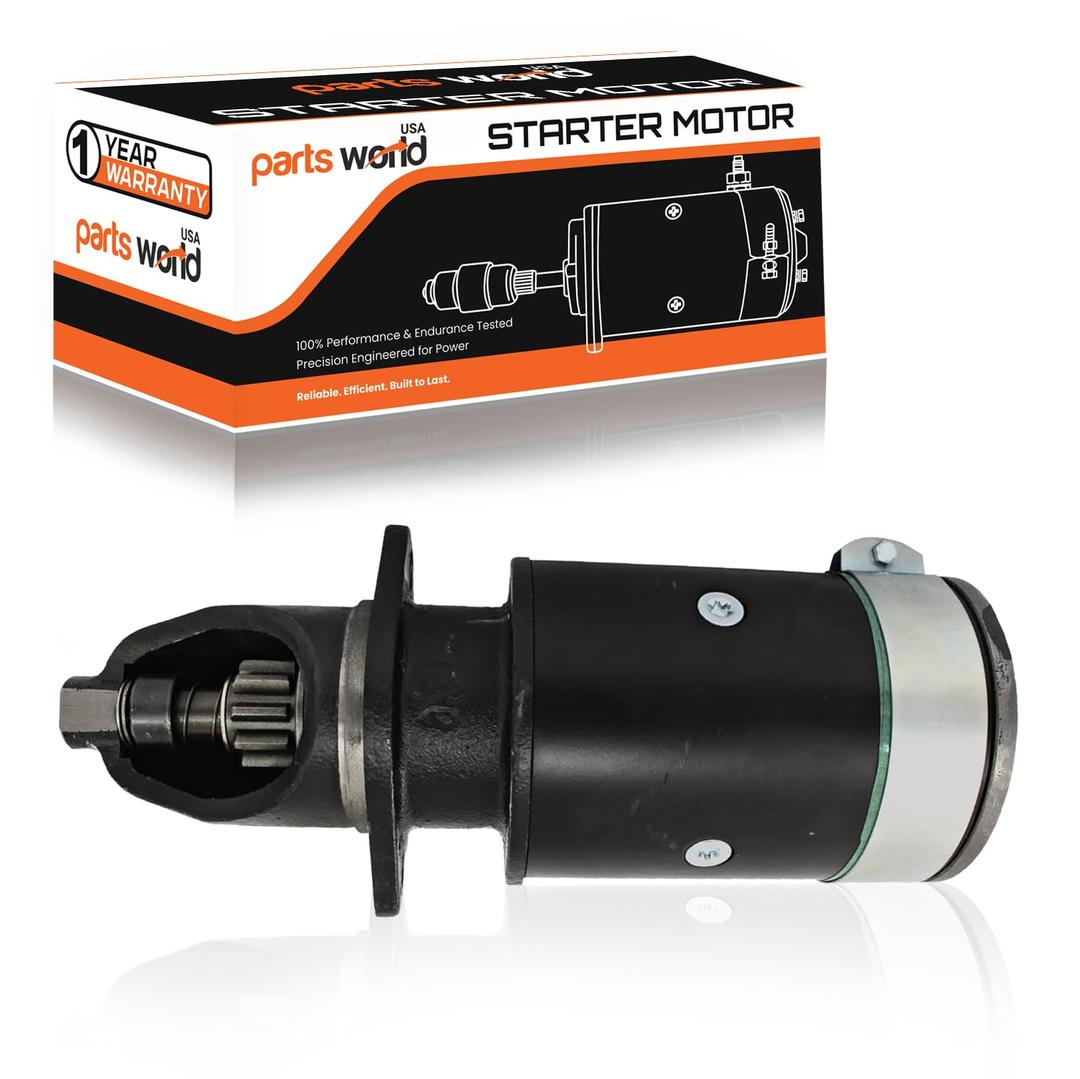6V Starter Compatible with Farmall A B C 1939-1961,CASE Tractors Farm 220-230 (1955-1957),Farmall 130HC IHC C-123 Gas (1956-1958),1107067,1107093, SDR0092,355794R91, 410-12275  