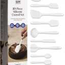 GIR: Get It Right 10-Piece Silicone Essentials Kitchen utensils set - Ladle, Spatula, Flip, Spoon & Spoonula - Non toxic cooking utensils for Nonstick Cookware, Cooking and Baking - Confetti
