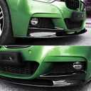 Front Bumper Lip Splitter Spoiler Fit for BMW F30 F31 M Sport 3 Series 2012-2018 328i/ 330i/ 335i/ 340i/ 330e Accessories Air Chin Body Kit (Carbon Fiber Style)