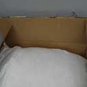 Goose Feather Pillows Queen Size Pack of 2 - Hotel Down Bed Pillow for Sleeping, Soft 600 Thread Count Cotton Cover, Fluffy Support Surround Fill Polyester for Side, Stomach, Back Sleepers