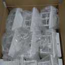 EXCMARK 4x4 Solar Post Cap Lights, 8 Pack Fence Deck Post Lights Outdoor Solar Powered Waterproof with Two Light Modes Warm&Cool White for Garden Patio Decor. (Classic White, 8)