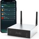 AirPlay 50W x 2 Stereo Amplifier for Home Audio Speakers - Multiroom Wireless Music Streaming with WiFi & Bluetooth - Spotify & Tidal Support | Arylic Up2stream A50+