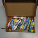 CZWZ 20Pcs Mini Multicolor Pens in One 4-in-1 Cute Pens Bulk for Kids, Fun Kawaii Ballpoint Pens for Birthdays and Children's Party Favors Gifts Teacher School Supplies