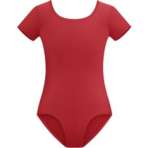 Stelle Ballet Leotards for Girls Short Sleeve Gymnastics Dance Outfit 2-16Y | Scoop neckline, Stretch fabric, Comfortable fit, Skin-friendly, Gymnastics & Ballet, Toddler dancewear, Kids bodysuit