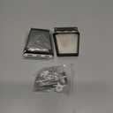 Cooler Hinges & Latch Replacement for Igloo Cooler Replacement Parts Set, Stainless Steel Latch and Hinge Parts Kit with High-Strength Screws (Black & Silver)