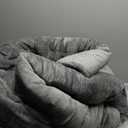 Oversized King Plus Comforter Duvet Insert 120"x128" - Plush Fluffy Heavy Winter Flannel, Extra Large Super King Size Breathable Microfiber with 8 Corner Tabs, All Seasons Warm Bedding (Grey) (Winter Edition - Gray)