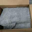 Grey Runner Rugs for Hallway 2x6 Ft, Long Bedside Rugs Bedroom Kids
