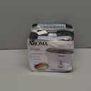 AROMA Rice Cooker, 3-Cup (Uncooked) / 6-Cup (Cooked), Small Rice Cooker, Oatmeal Cooker, Soup Maker, Auto Keep Warm, 1.5 Qt, White, ARC-363NG