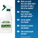Liquid Fence Deer And Rabbit Repellent Ready-To-Use, Apply Year-Round, 32 Ounces, 4 Pack