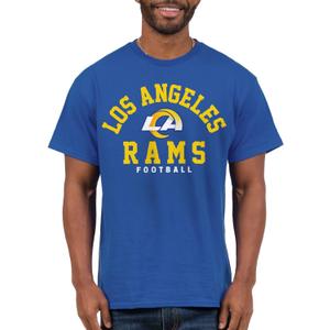 Junk Food NFL Unisex-Adult NFL Classic Team Logo T-Shirt (Large, Blue)