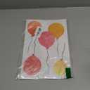 AnyDesign 9 Sheet Colorful Balloons Window Clings Stickers Watercolor Balloons Double-Sided Window Stickers Decorative Window Decals Reusable for Nursery School Classroom Home Glass Blackboard Decor