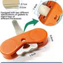 Key Turner Aid, BUMOVE Easier to Grip and Turn Keys Aid for People with Arthritis or a Weakened Grip and Colors are Easy to Distinguish (3 Pack)