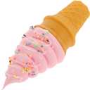 DECHOUS Reusable Fake Ice Cones Life-Like Ice Cream Shop Decor Artificial Dessert Toy
