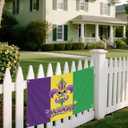 Mardi Gras Flag 3x5 Ft Spring Season Festival Banner Decorative Outdoor Garden Flag
