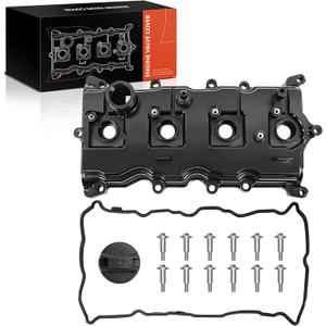 A-Premium QR25DE Engine Valve Cover with Gasket, Oil Cap & Bolt Compatible with Nissan Altima (Hybrid) 2007-2013, Sentra SE-R 2007-2012, Rogue 2008-2013, L4 2.5L Gas, Replace # 13264-JA00A 13270-JA00A