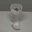 Small Bedside Night Table Lamp for Bedroom, Minimalist Nightstand Lamp with Round Fabric Linen Shade, Study Reading Desk Lamp for Kids Room, Living Room, College Dorm, Home, Office (Standard Lamp set of 1)