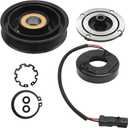 68084834AB A/C AC Compressor Clutch Assembly Kit, Replacement for Chrysler 300, Replacement for Jeep Grand Cherokee, Replacement for Dodge Charger Challenger
