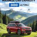 Wonderdriver 300lb Roof Rack Cross Bars Compatible with Jeep Grand Cherokee L 2021-2026 and 2022-2026 Grand Cherokee WL, Heavy Duty Aluminum Crossbar Racks Roof Rail Rooftop Luggage Canoe