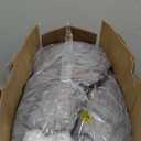 LE SURE Shown on TV Donut Medium Dog Bed - Round Cat Beds for Indoor Cats Calming Bed Gift for Pets, Cute Modern Beds with Jacquard Shaggy Plush & Anti Slip Bottom, 30 Inch, Ice Melt (Bow Ice Blue)