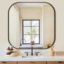 24" x 36" Bathroom Vanity Mirror for Wall, Black