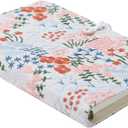 Embroidered Fabric Journal A5 Hardcover Notebook with 90 Lined Pages, Lay-Flat Design Elegant Cloth Cover Notebook for Women, Girls, Gift, Diary, Notes, or Daily Writing, 8" L x 5.75" W