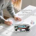 Pencil Case for Girls, Pen Pouch with Zipper, Small Pencil Bag for School Office, Cute Stationery Organizer Bag for Students